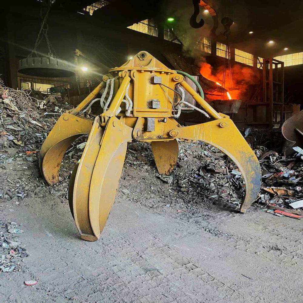 Hydraulic Stone Scrap Steel Grapple