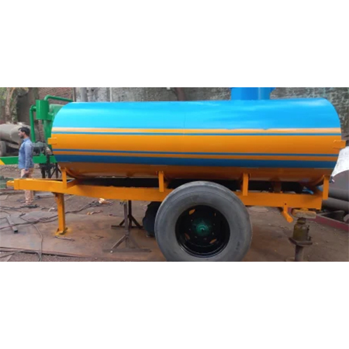 4000 L Mild Steel Tractor Water Tanker - Surface Finish: Polished / Brushed