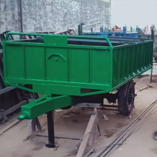 Mild Steel Green Tractor Trolley