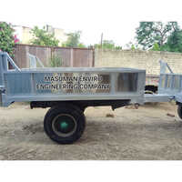 Stainless Steel Hydraulic Mini Tractor Trolley