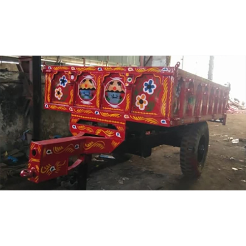 12X6 Feet Hydraulic Tractor Trolley - Capacity: 4000 Ltr
