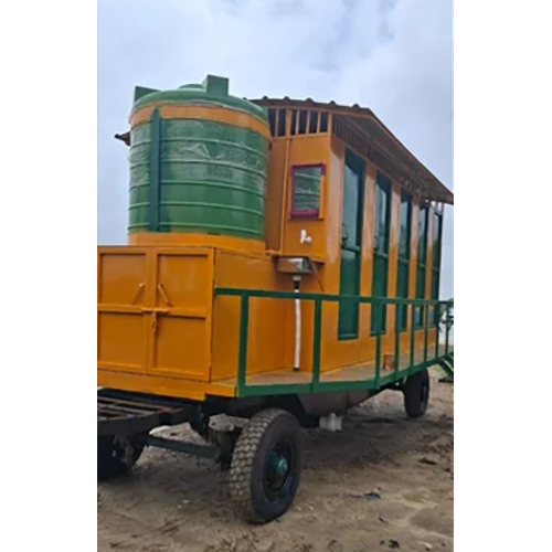 10 Seater Mobile Toilet - Color: Customized