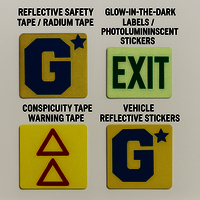 Reflective Radium Labels