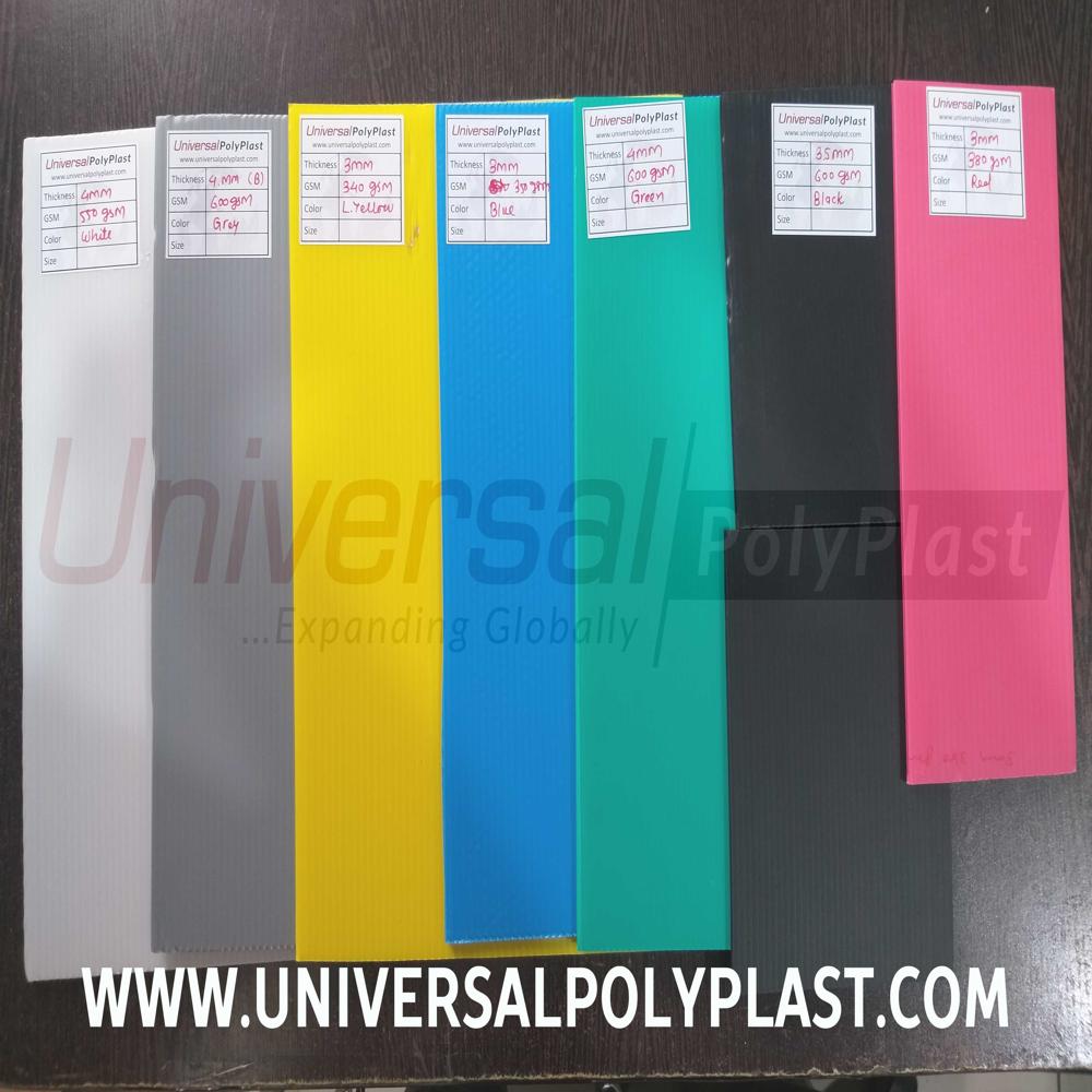 Grey Pp Flute Board - 3mm To 10mm Thickness, 100% Recyclable Material | Versatile Partition And Packaging Solution