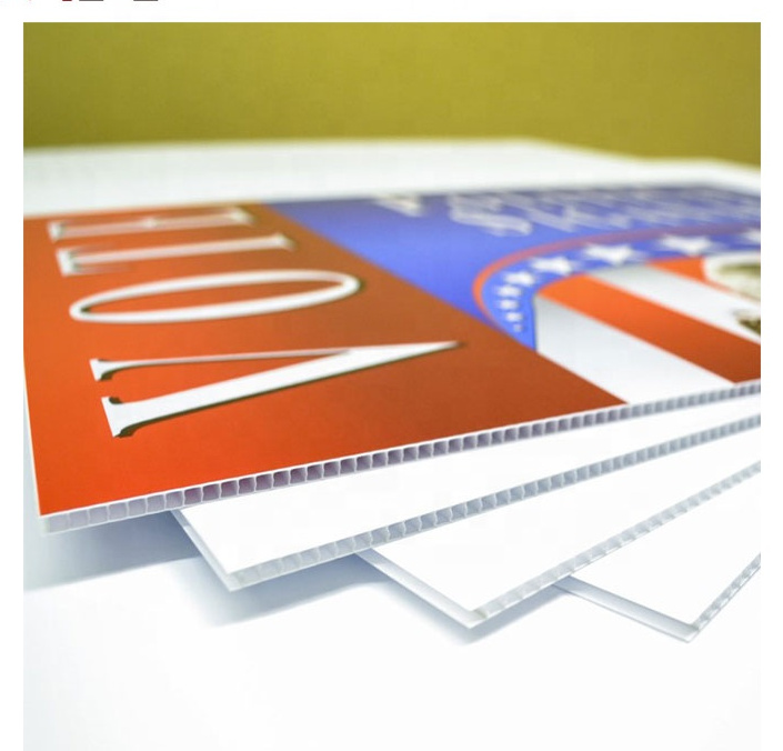 Advertisement PP Corrugated sheet