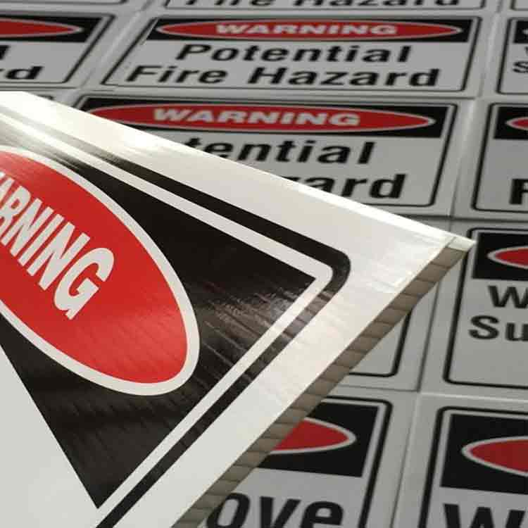 Advertisement PP Corrugated sheet