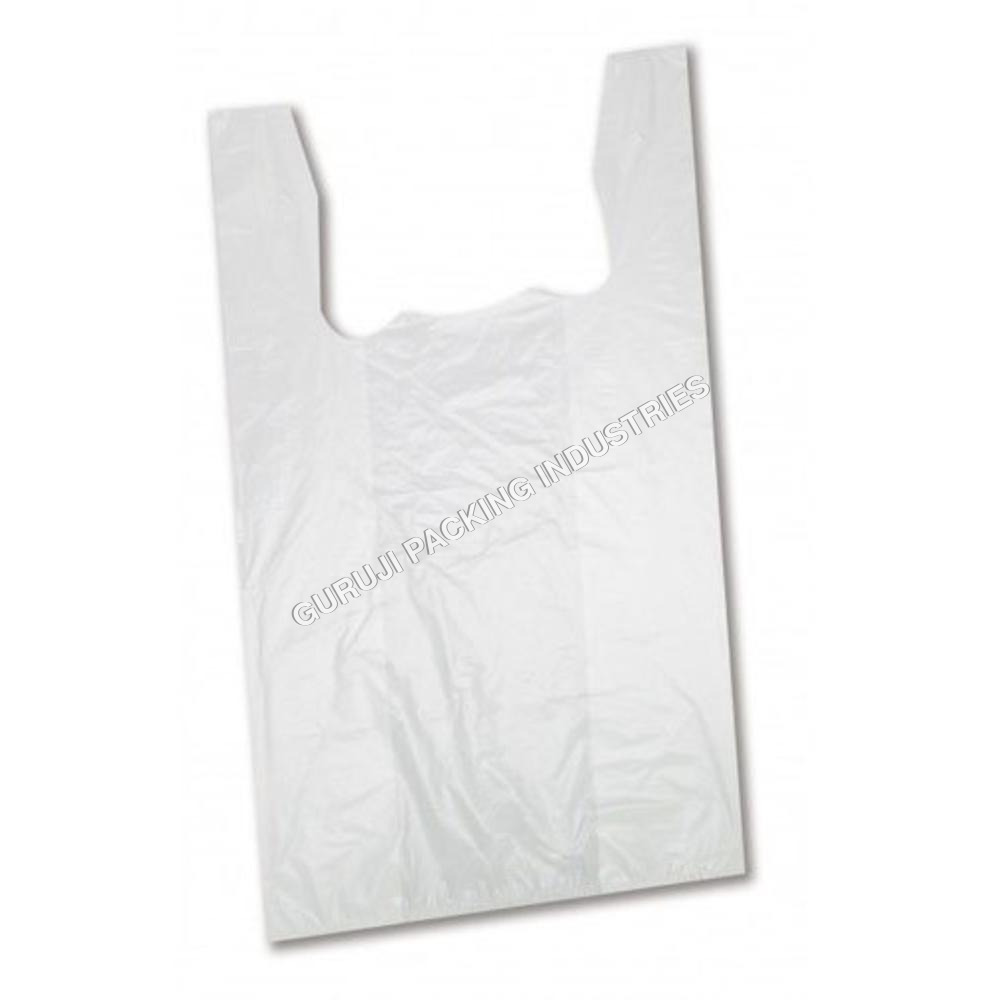 Hm Hdpe Carry Bags Manufacturer - Color: White