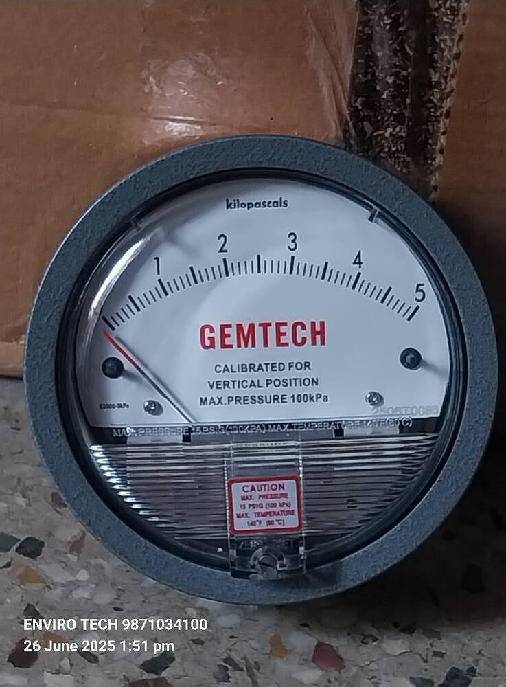 GEMTECH Differential Pressure Gauge In KAROL BAGH Delhi