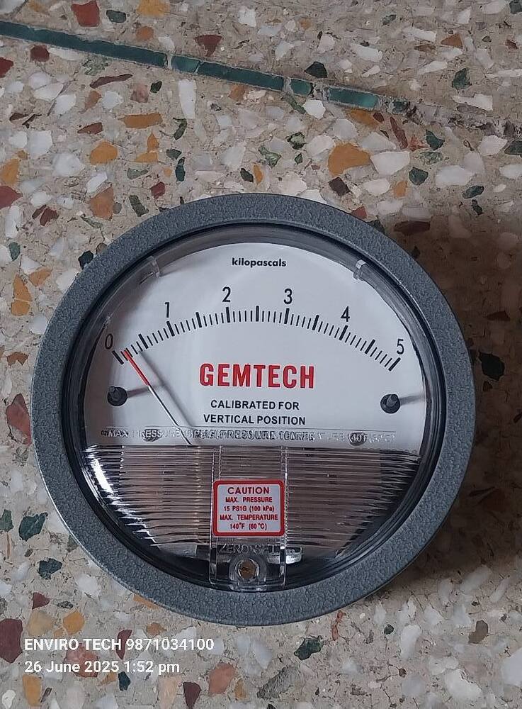 GEMTECH Differential Pressure Gauge In KAROL BAGH Delhi