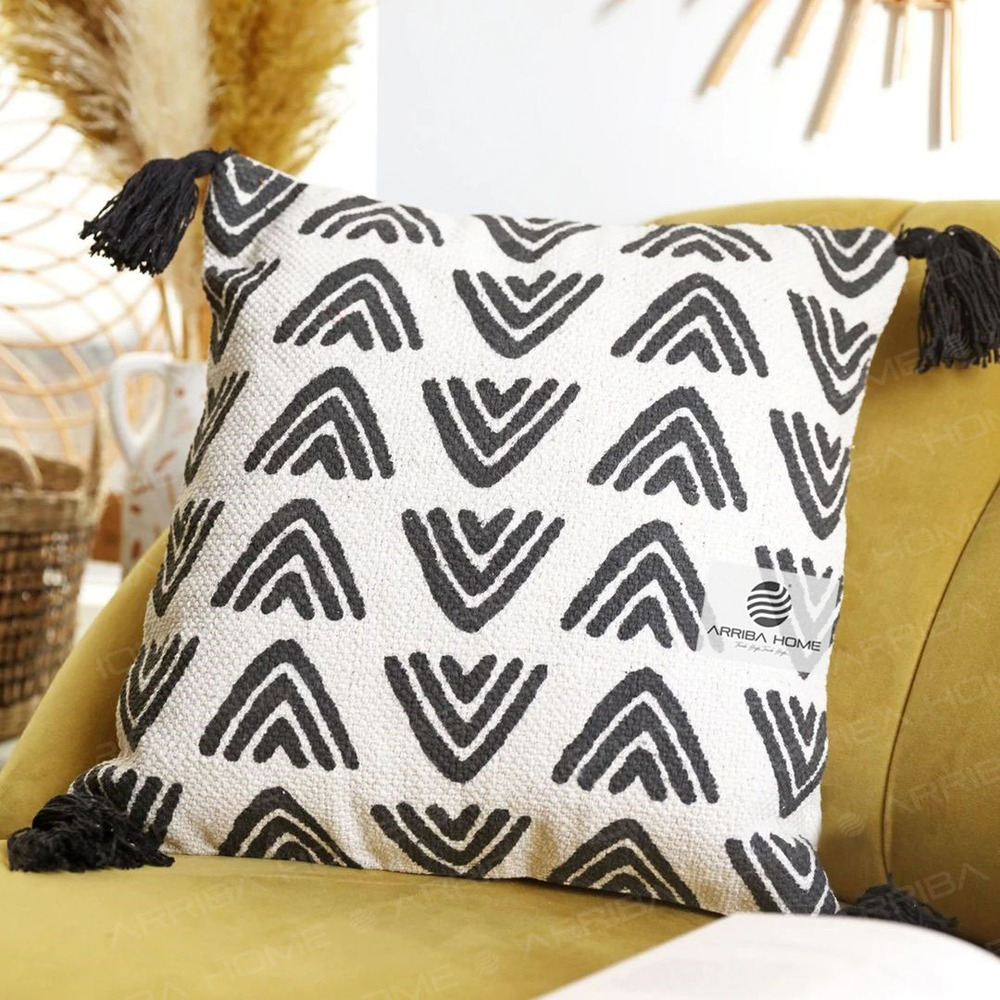 Cotton Canvas Printed Cushion Covers
