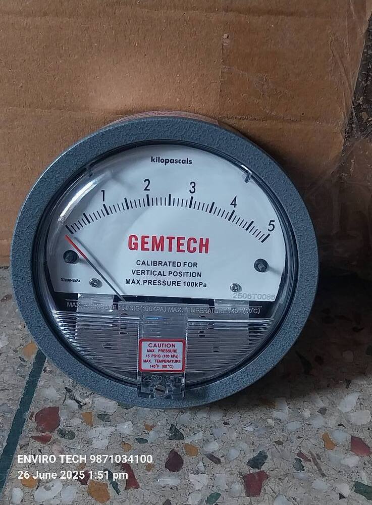 Gemtech Differential Pressure Gauge In Shimla Himachal Pradesh