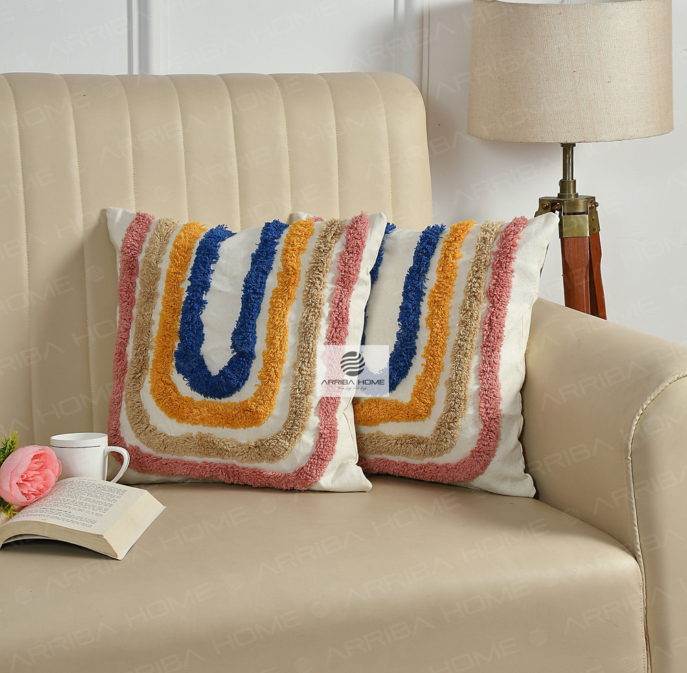 Cotton Tufted Cushion Covers