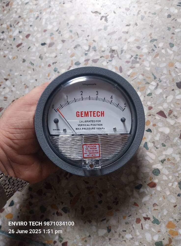 GEMTECH Differential Pressure Gauge In Chakan Maharashtra