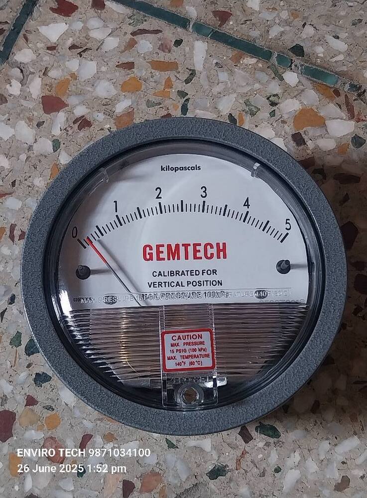 GEMTECH Differential Pressure Gauge In Chakan Maharashtra
