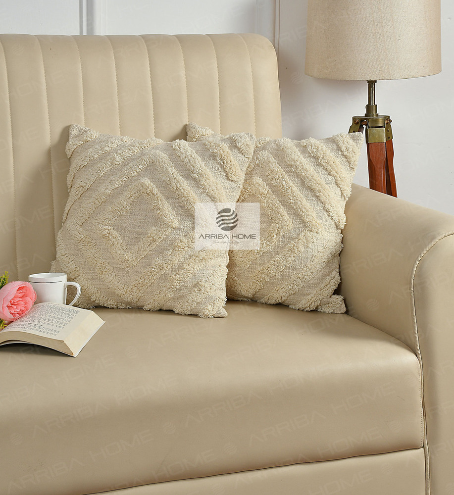 Cotton Tufted Cushion Covers
