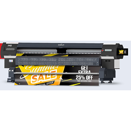 S40 Maximum Speed Maximum Output High Quality Solvent Printer - Dimensions: 4525 X 885 X 1500 Millimeter (Mm)
