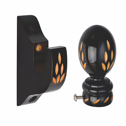 Curtain Brackets - Color: Black