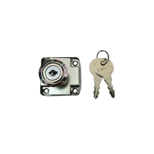 Furniture Lock - Color: Silver