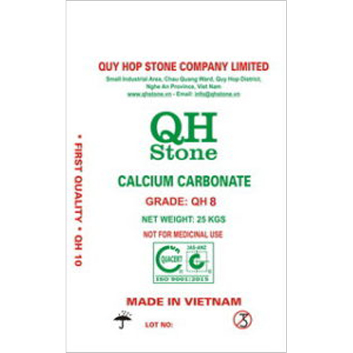Grade Qh-8 Uncoated Calcium Carbonate Powder - Application: Industrial