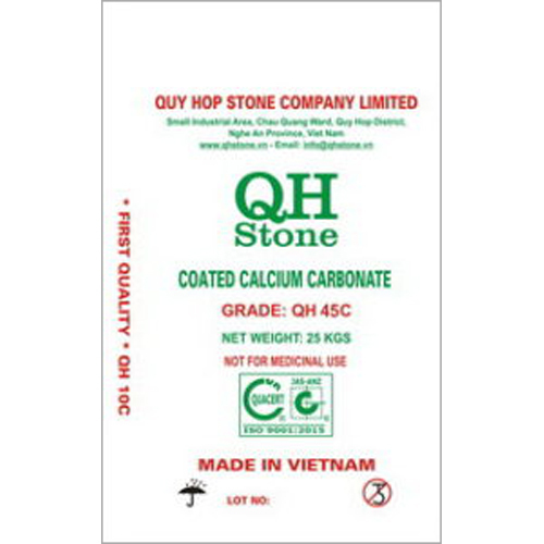 Grade Qh-45C Stearic Acid Coated Calcium Carbonate Powder - Application: Industrial