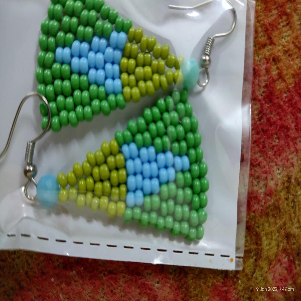 Big Triangle Earrings