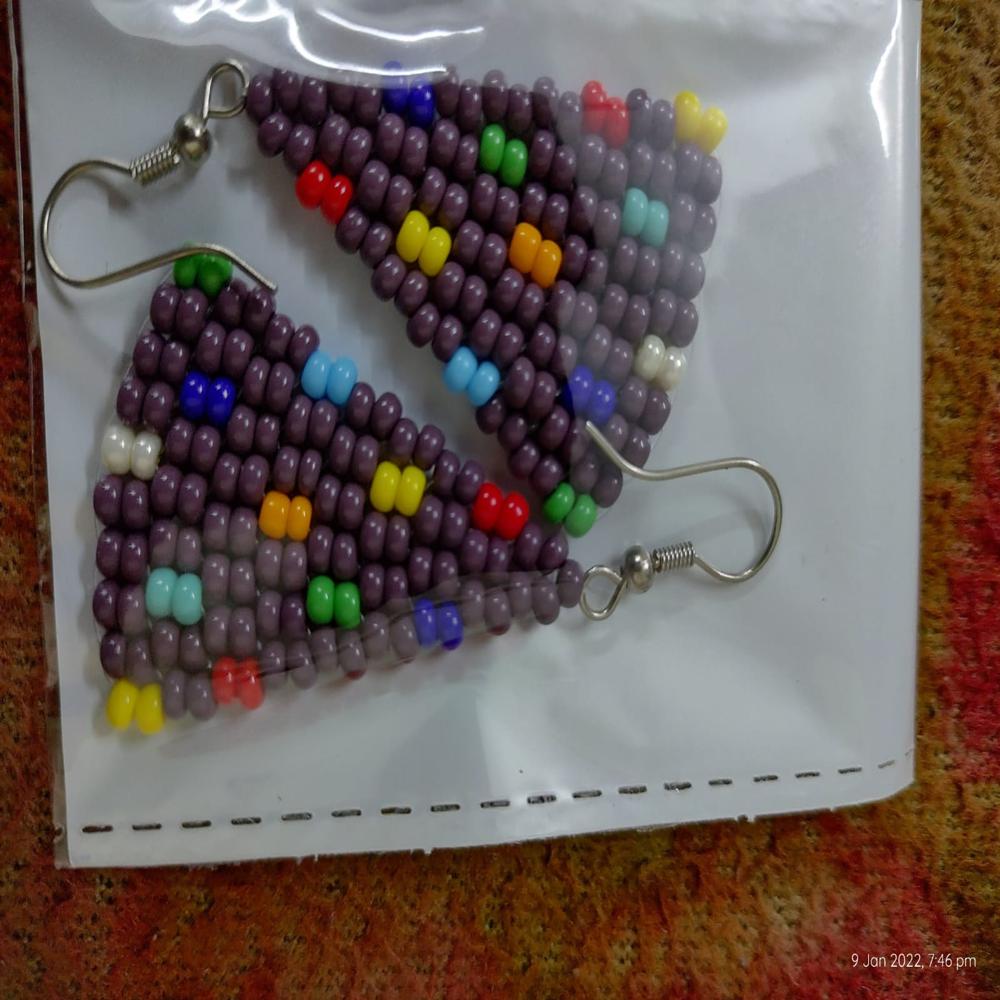 Big Triangle Earrings