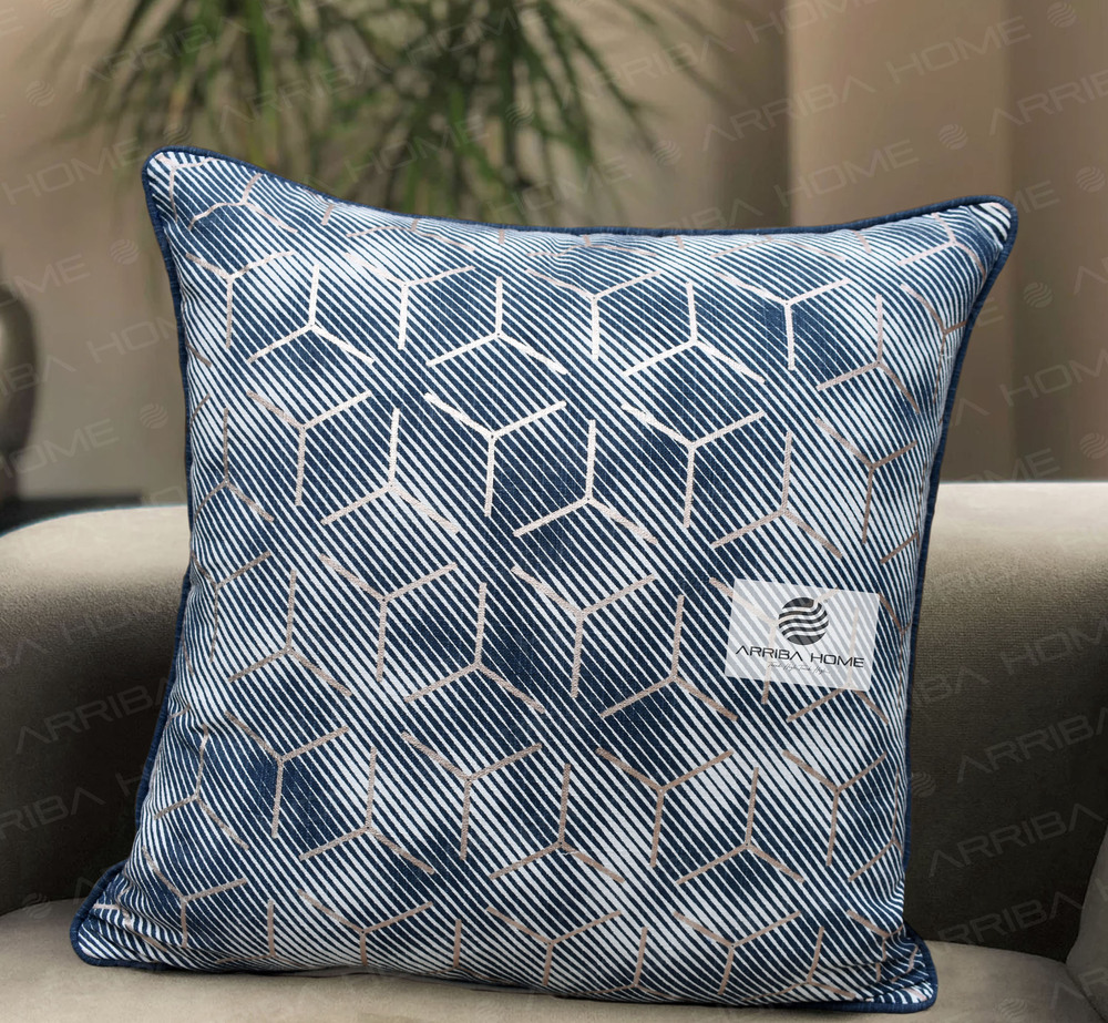 Foil Print Cotton Cushion Covers