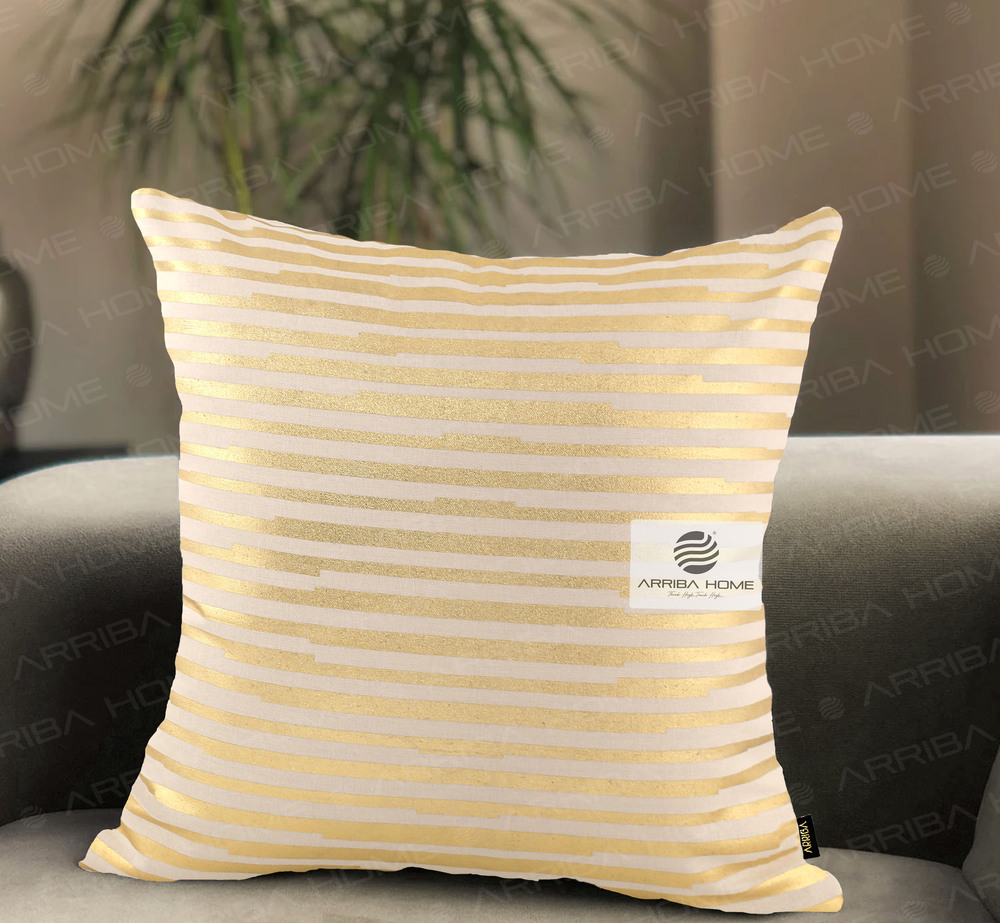 Velvet Foil Printed Cushion Covers