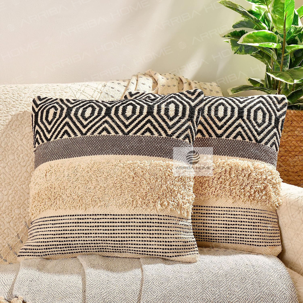 Boho Woven Cushion Cover