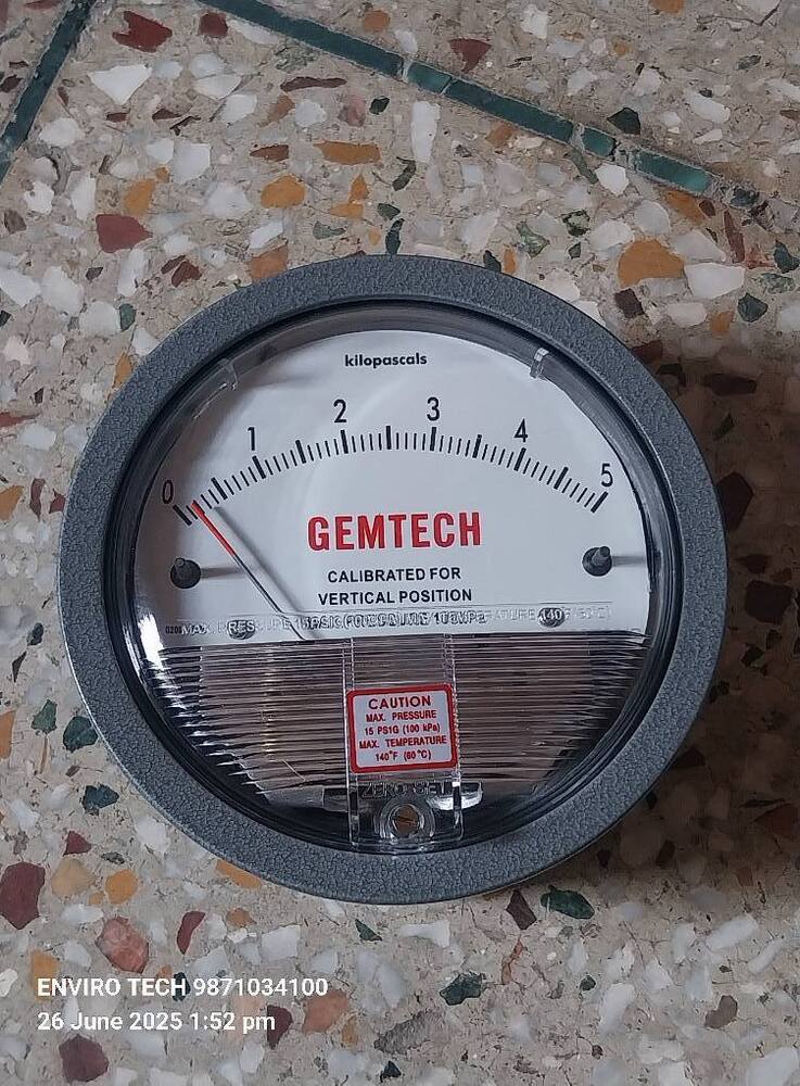 GEMTECH Differential Pressure Gauge In Mokokchung Nagaland