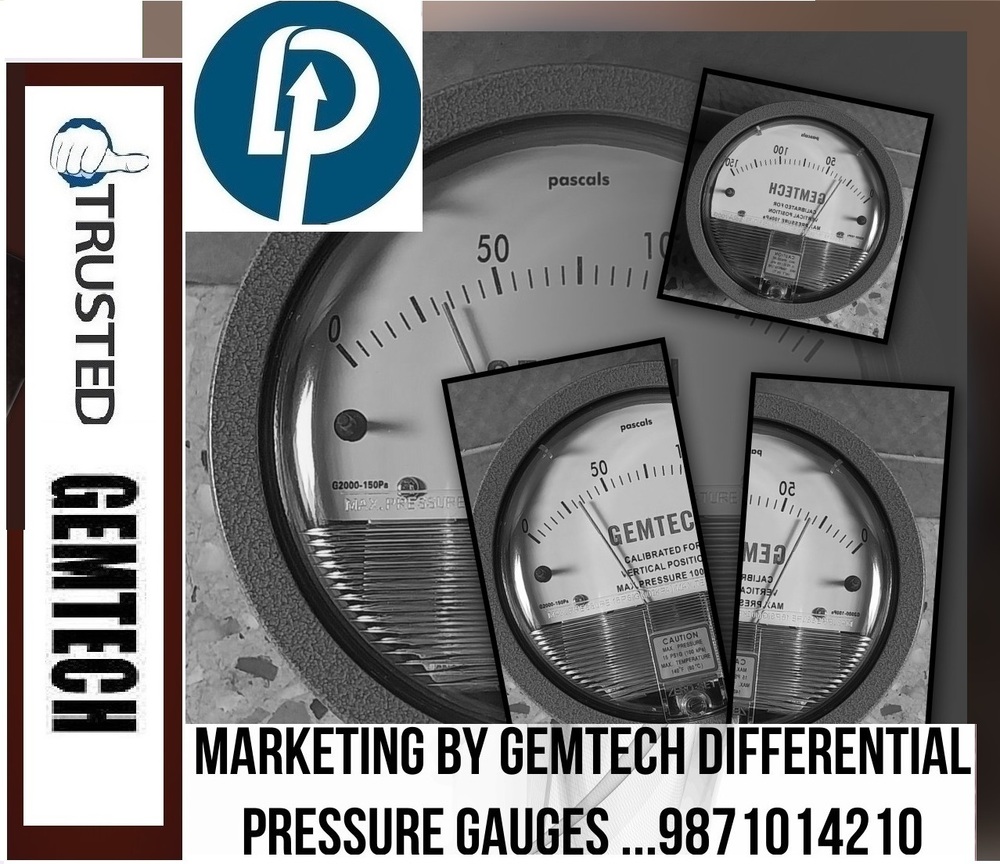 Popular Cities GEMTECH Differential Pressure Gauge Wholesalers NR. Allahabad