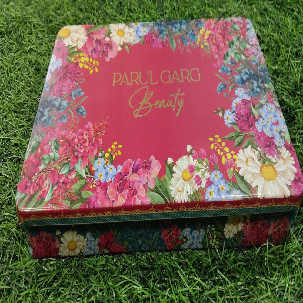 Cosmetic tin container