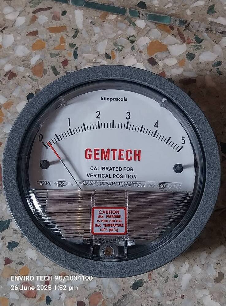GEMTECH Differential Pressure Gauge In Dada Nagar Kanpur - 208022 Uttar Pradesh