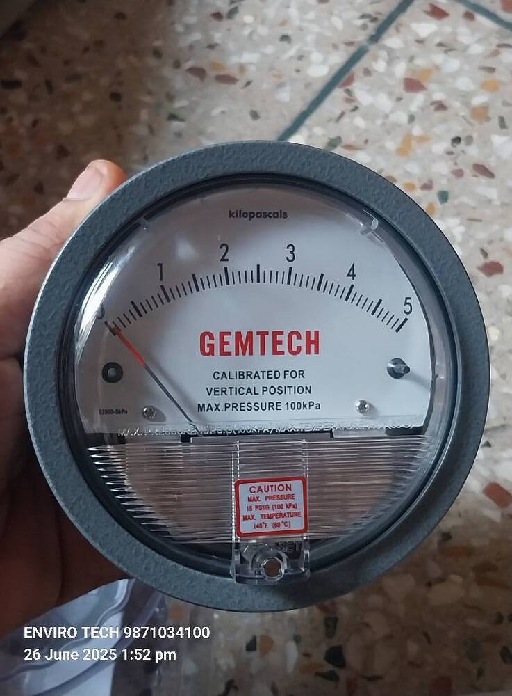 GEMTECH Differential Pressure Gauge In Dada Nagar Kanpur - 208022 Uttar Pradesh
