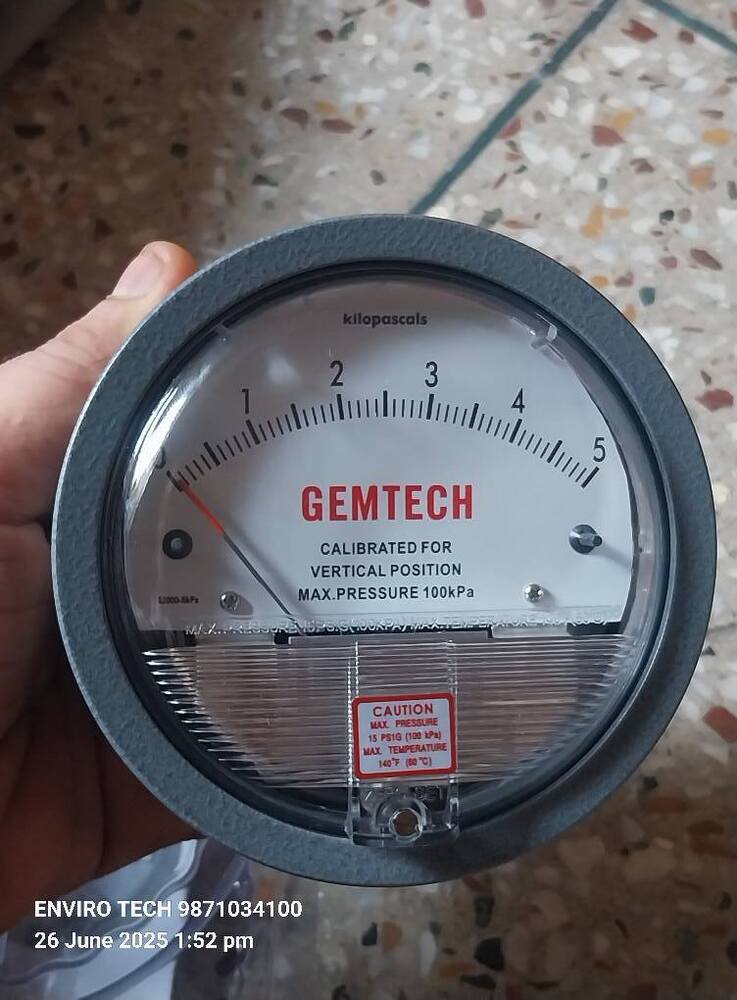 GEMTECH Differential Pressure Gauge In Dada Nagar Kanpur - 208022 Uttar Pradesh