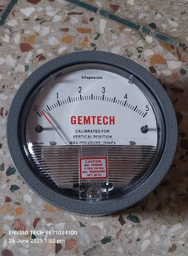 GEMTECH Differential Pressure Gauge Wholesaler From Najafgarh Industrial Area Delhi