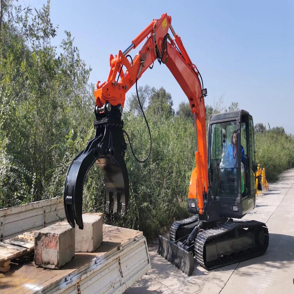 Accentric Pin Hydraulic Grapple