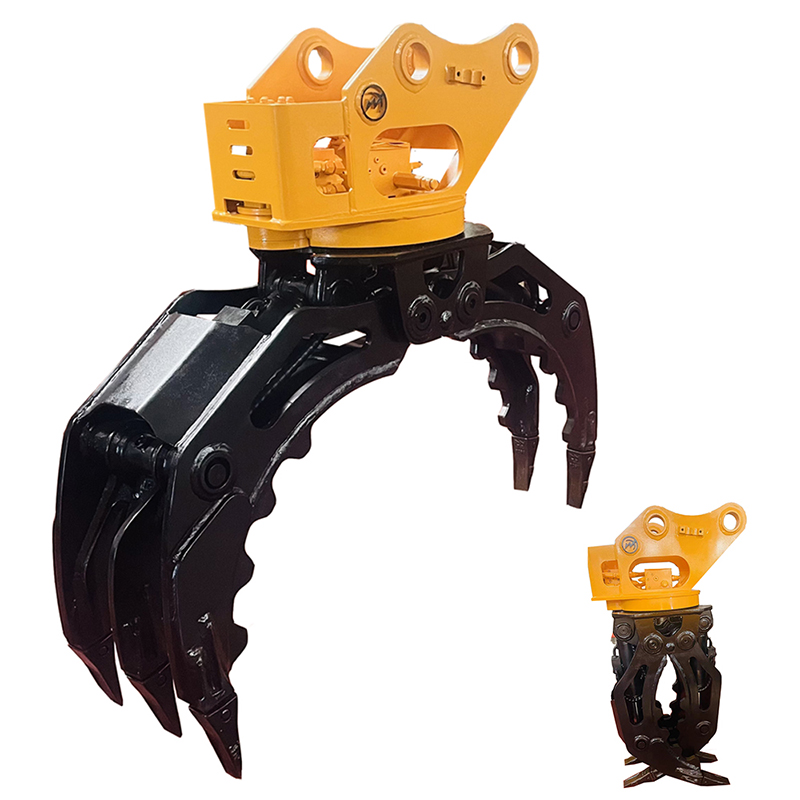 Accentric Pin Hydraulic Grapple