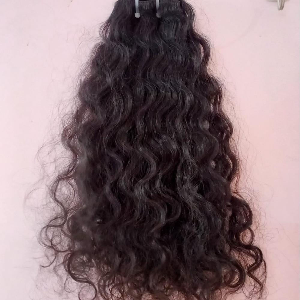 NATURAL RAW INDIAN CURLY BULK HAIR