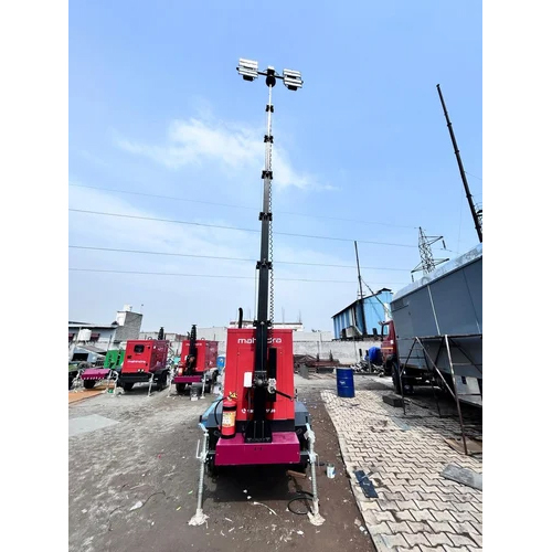 9m Diesel मोबाइल LED Lighting Tower