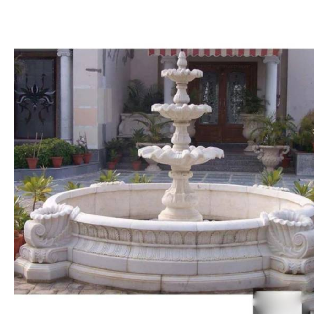 3 Tier Stylish Marble Fountain