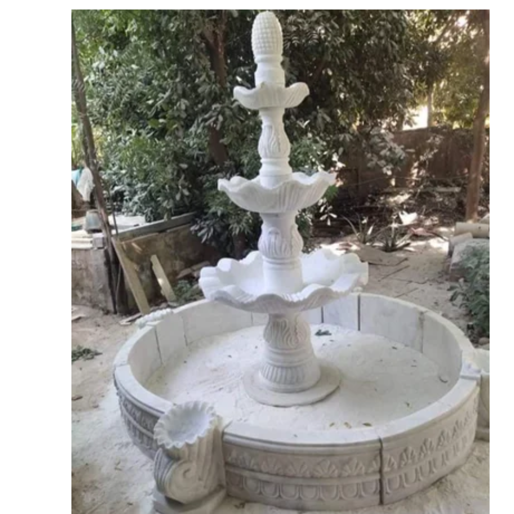 3 Tier Stylish Marble Fountain