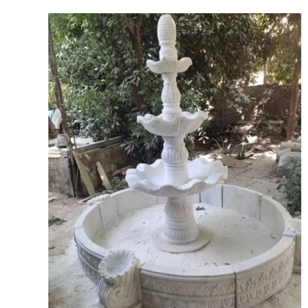 Makrana Marble Waterfall - Color: White