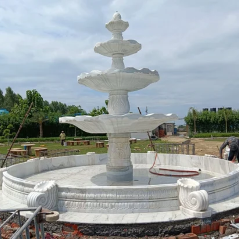 Makrana Marble Waterfall - Color: White