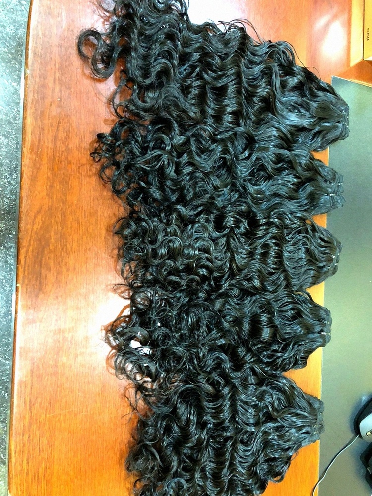 VIRGIN NATURAL  CURLY HAIR EXTENSIONS IN WHLOESALE