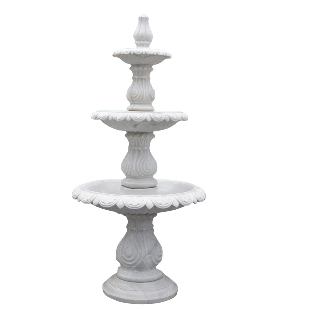 Marble White Water Fountain