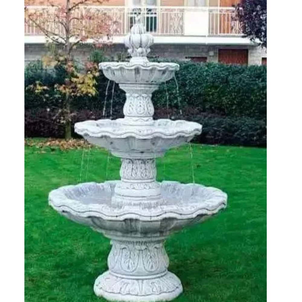 Marble White Water Fountain