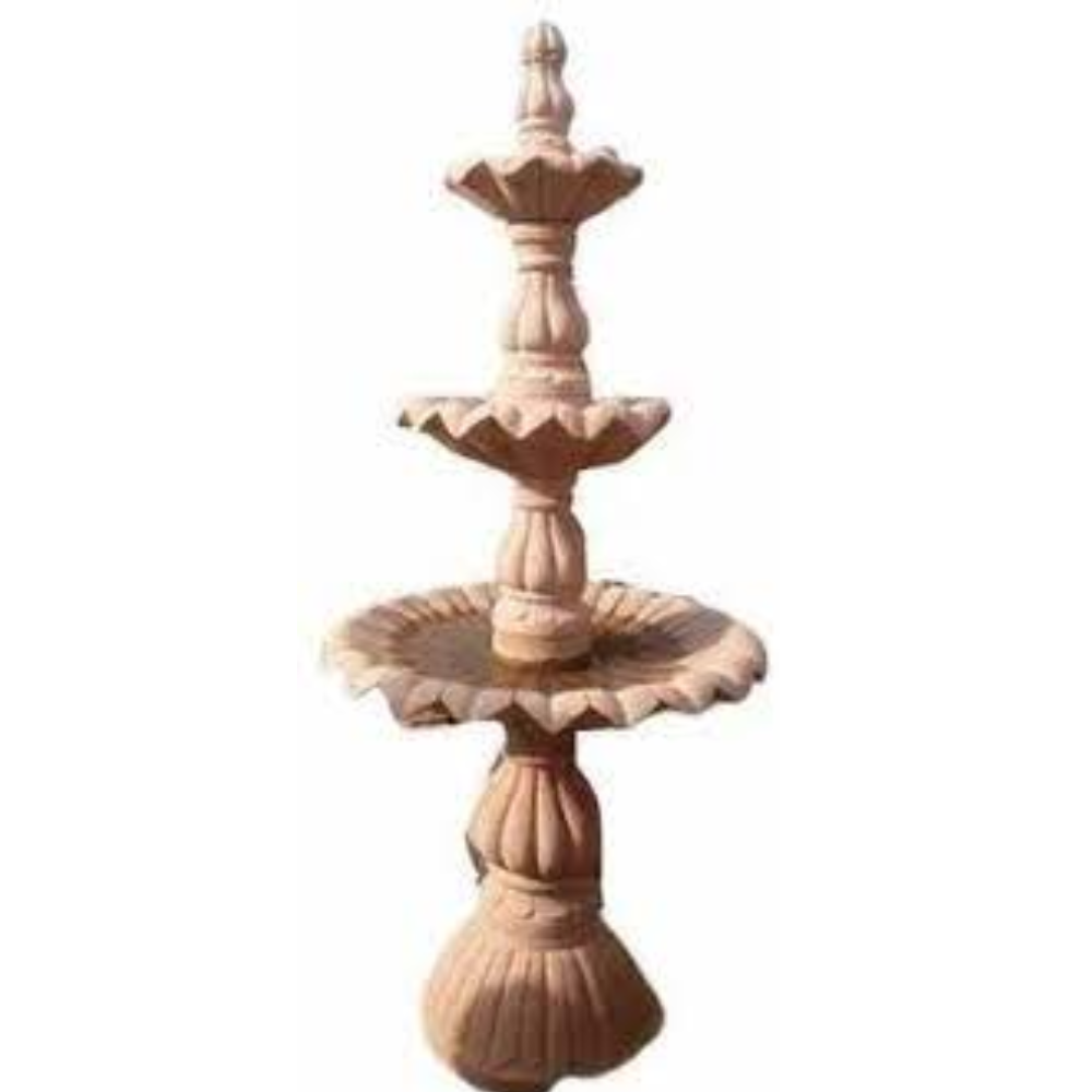3 tier stone water fountain