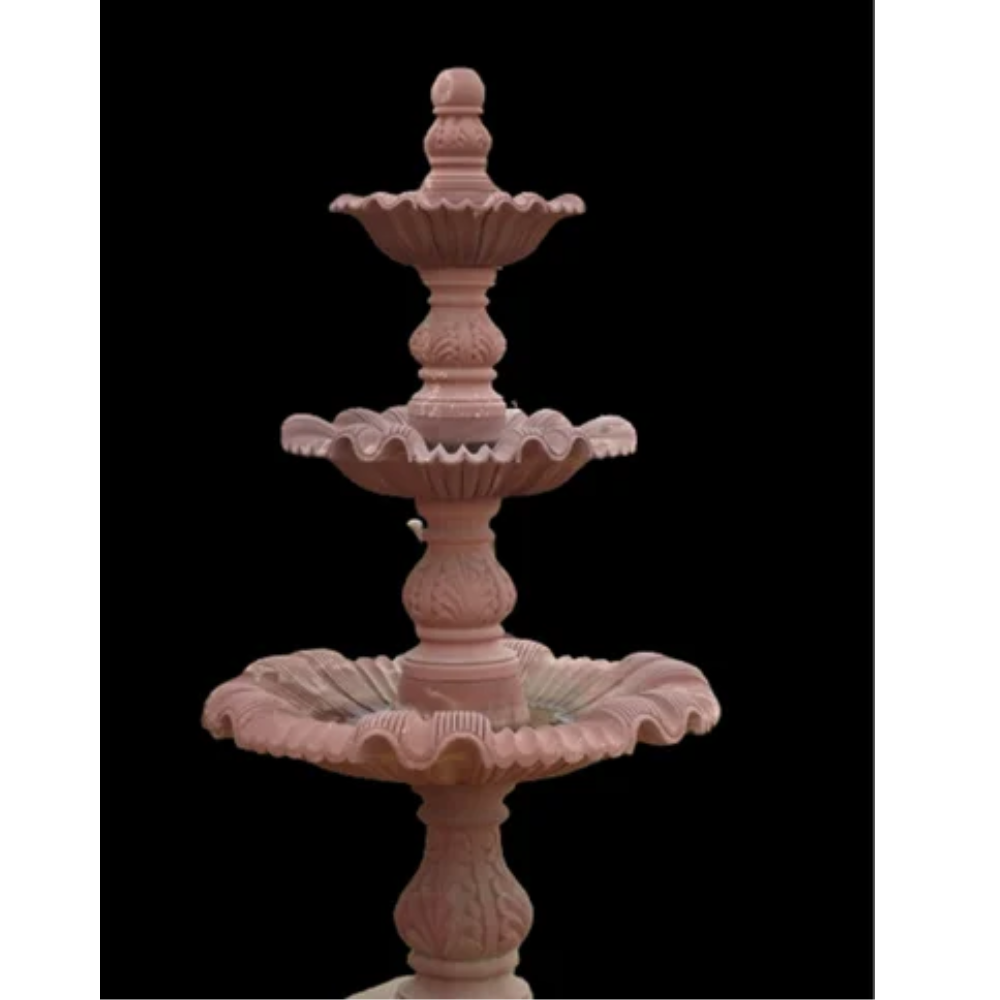 3 tier stone water fountain