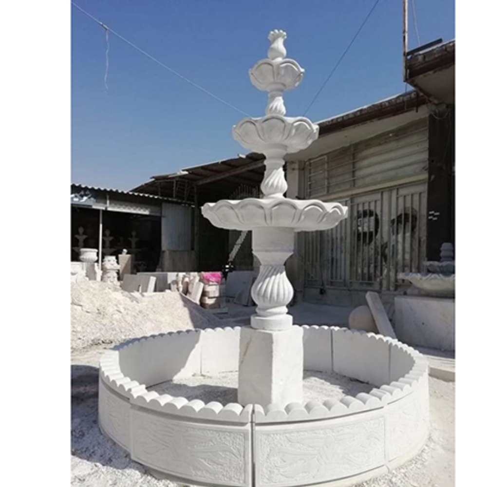 Makrana White Fountain